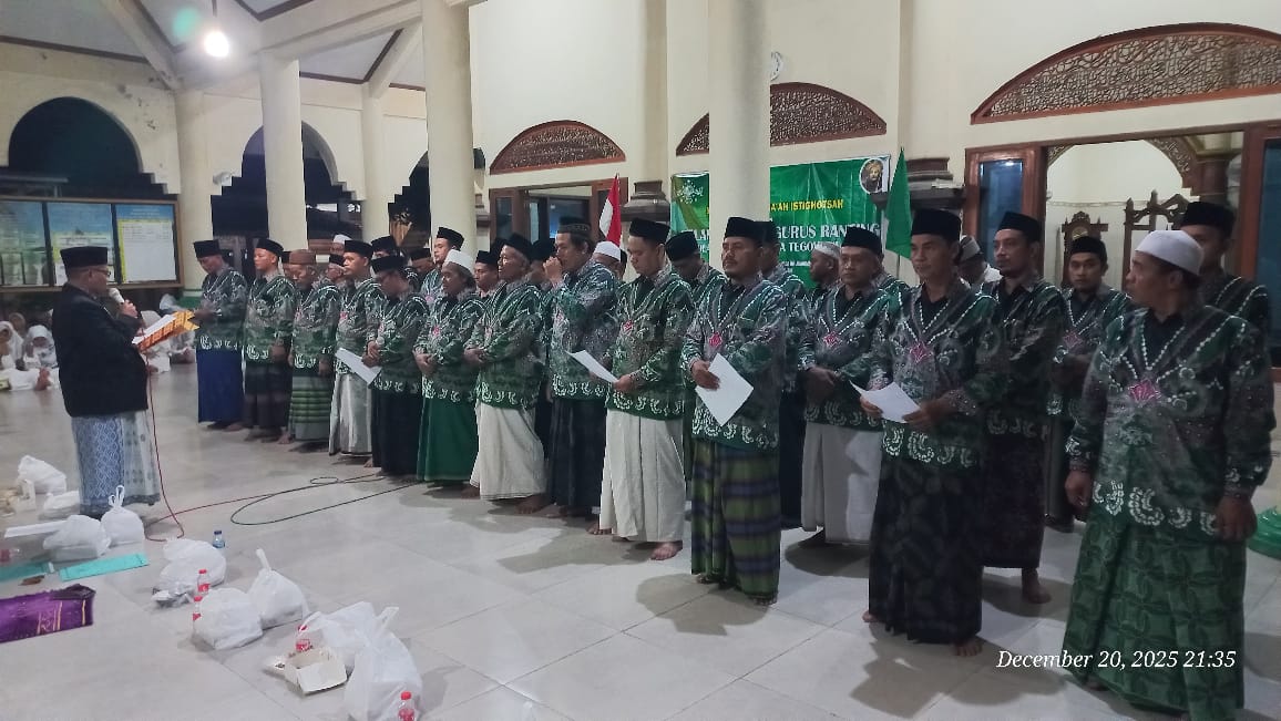 Ketua MWC NU Tegowanu: Pelantikan PRNU Bukan Sekadar Seremonial, Tapi Komitmen Khidmah Umat