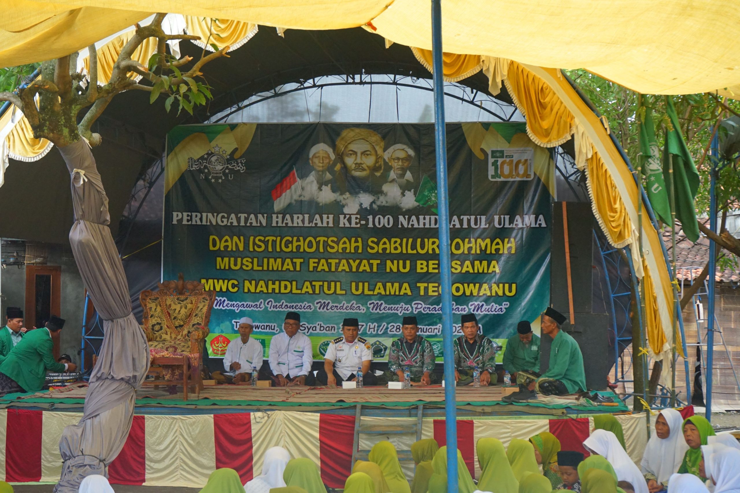 Peringati Harlah ke-100 NU, MWC NU Tegowanu Gelar Istighotsah Sabilur Rohmah