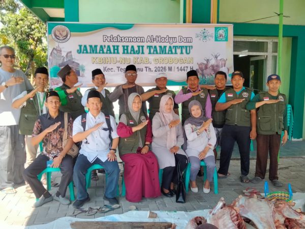 MWCNU Tegowanu Fasilitasi Penyembelihan 52 Ekor Dam Jamaah Haji KBIHU PCNU Grobogan, Wujudkan Amanah dan Kepedulian Sosial